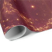Papier cadeau ange burgundy (Coin rond)