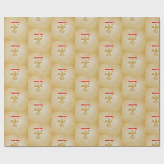 Papier Cadeau Ange céleste (Plat)