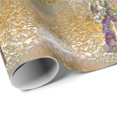 Papier Cadeau Ange céleste de la lumière (Coin rond)