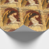 Papier Cadeau Ange de fresque de Noël (Coin)