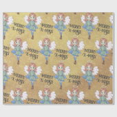 Papier Cadeau Ange de Noël (Plat)