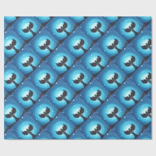 Papier Cadeau Ange gardien (Plat)