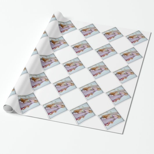Papier Cadeau Ange gardien (Déroulé)