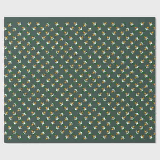 Papier Cadeau ange irlandais. (Plat)