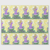 Papier Cadeau Ange JL Biel de Noël d'Eloise (Plat)