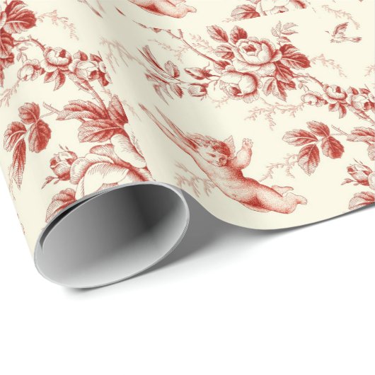 Papier Cadeau Ange l'amour (Coin rond)