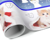 Papier Cadeau Ange Papier à enveloppement Noël (Coin rond)