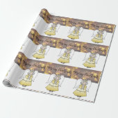 Papier Cadeau Ange Papier à enveloppement Noël (Déroulé)