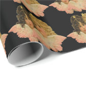 Papier Cadeau Ange soeurs (Coin rond)