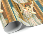 Papier Cadeau Angel dans le beffroi (Coin rond)