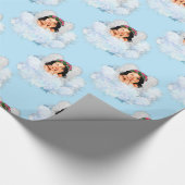 Papier Cadeau Angel dans les nuages 4-Lt Bleu-GIFT WRAPPING PAPI (Coin)