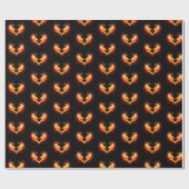 Papier Cadeau Angel Fire Heart with Wings (Plat)