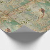 Papier Cadeau Angel Fleurs blanches Ciel bleu (Coin)