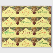 Papier Cadeau ANGEL HEART RED WAX SEAL Love Peace Joie (Plat)