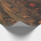 Papier Cadeau Angel Menant Une Âme En Enfer Par Hieronymus Bosch (Coin)