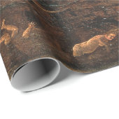 Papier Cadeau Angel Menant Une Âme En Enfer Par Hieronymus Bosch (Coin rond)