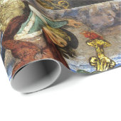 Papier Cadeau Angels de l'Assomption et l'Annonciation par Lippi (Coin rond)