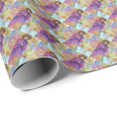 PAPIER CADEAU ANGELS LOURDS (Coin rond)