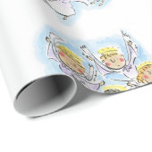 Papier Cadeau Angels Magnet (Coin rond)