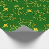 Papier Cadeau Anges de Noël (Coin)