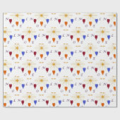 Papier Cadeau Anges de Noël dans Star Noel (Plat)