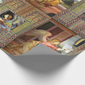 Papier Cadeau ANGES DE NOËL par FILIPPINO LIPPI (Coin)