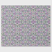 Papier Cadeau Anges et licornes (Plat)