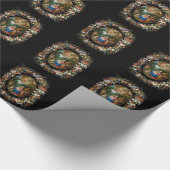 Papier Cadeau Anges Offrant Des Cadeaux (Coin)