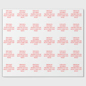 PAPIER CADEAU ANGLAIS (Plat)