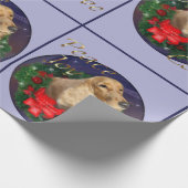 Papier Cadeau Anglais Cocker Spaniel Christmas (Coin)
