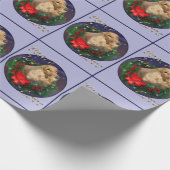 Papier Cadeau Anglais Cocker Spaniel Christmas (Coin)