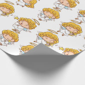 Papier Cadeau Angle mignon tiré à la main (Coin)