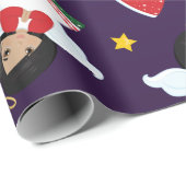 Papier Cadeau Angle multiculturel (Coin rond)