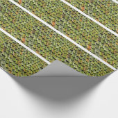 Papier Cadeau angles verts (Coin)