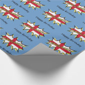 Papier Cadeau Angleterre Drapeau Kapow Dessin Star (Coin)