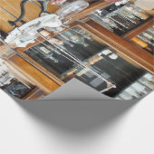 PAPIER CADEAU ANGLETERRE VICTORIENNE (Coin)