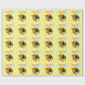 Papier Cadeau Angry Bee Thunder_Cove (Plat)