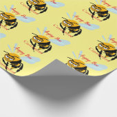 Papier Cadeau Angry Bee Thunder_Cove (Coin)