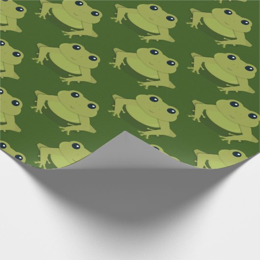 Papier Cadeau Animal de grenouille motif (Coin)