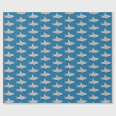 Papier Cadeau Animal de requin mou (Plat)