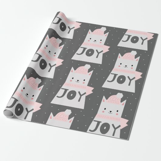 Papier Cadeau Animal familier mignon Kitty de motif de chat de (Déroulé)