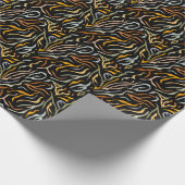 Papier Cadeau Animal Motif couleur tigre (Coin)