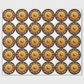 Papier Cadeau Animal Yin Yang (Plat)