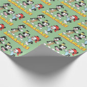 Papier Cadeau Animaniacs | Yakko, Dot et Wakko debout (Coin)