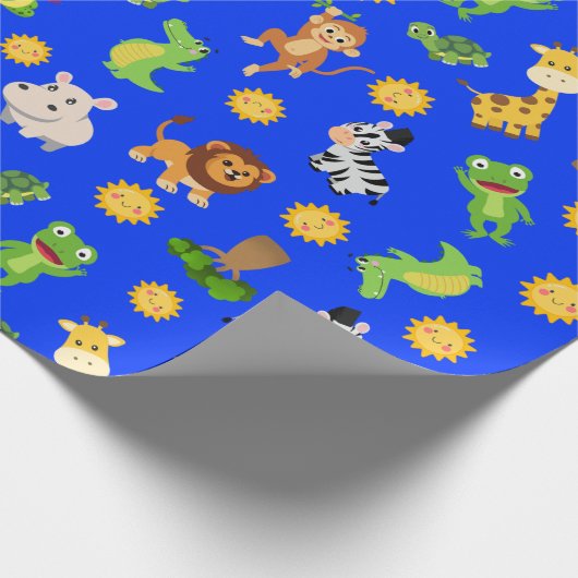 Papier Cadeau Animaux africains (Coin)