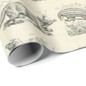 Papier Cadeau Animaux africains (Coin rond)