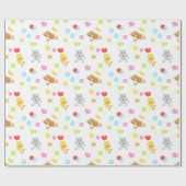 Papier Cadeau Animaux de ballon (Plat)