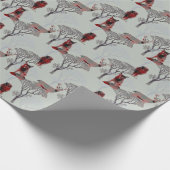 Papier Cadeau Animaux de bois Lavabo bison de bison (Coin)