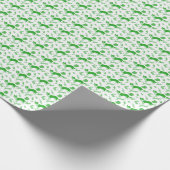 Papier Cadeau Animaux de compagnie en parade (Vert) (Coin)