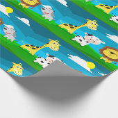 Papier Cadeau Animaux de dessin animé (Coin)